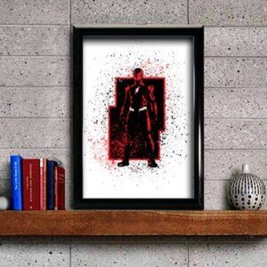 Fan Art DC The Flash Printed Picture